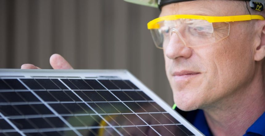 maintenance engineer, Solar energy systems engineer perform analysis solar panels